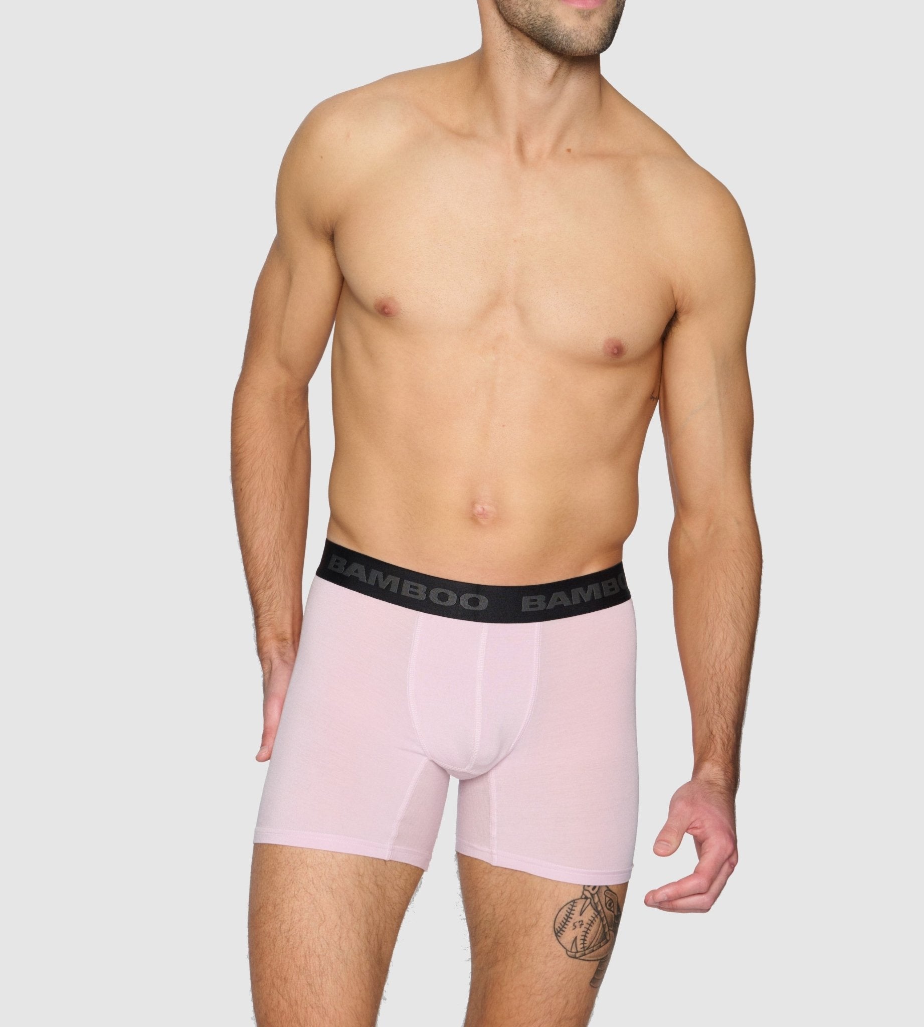 Men Long Boxer 5" - Bamboo Underwear