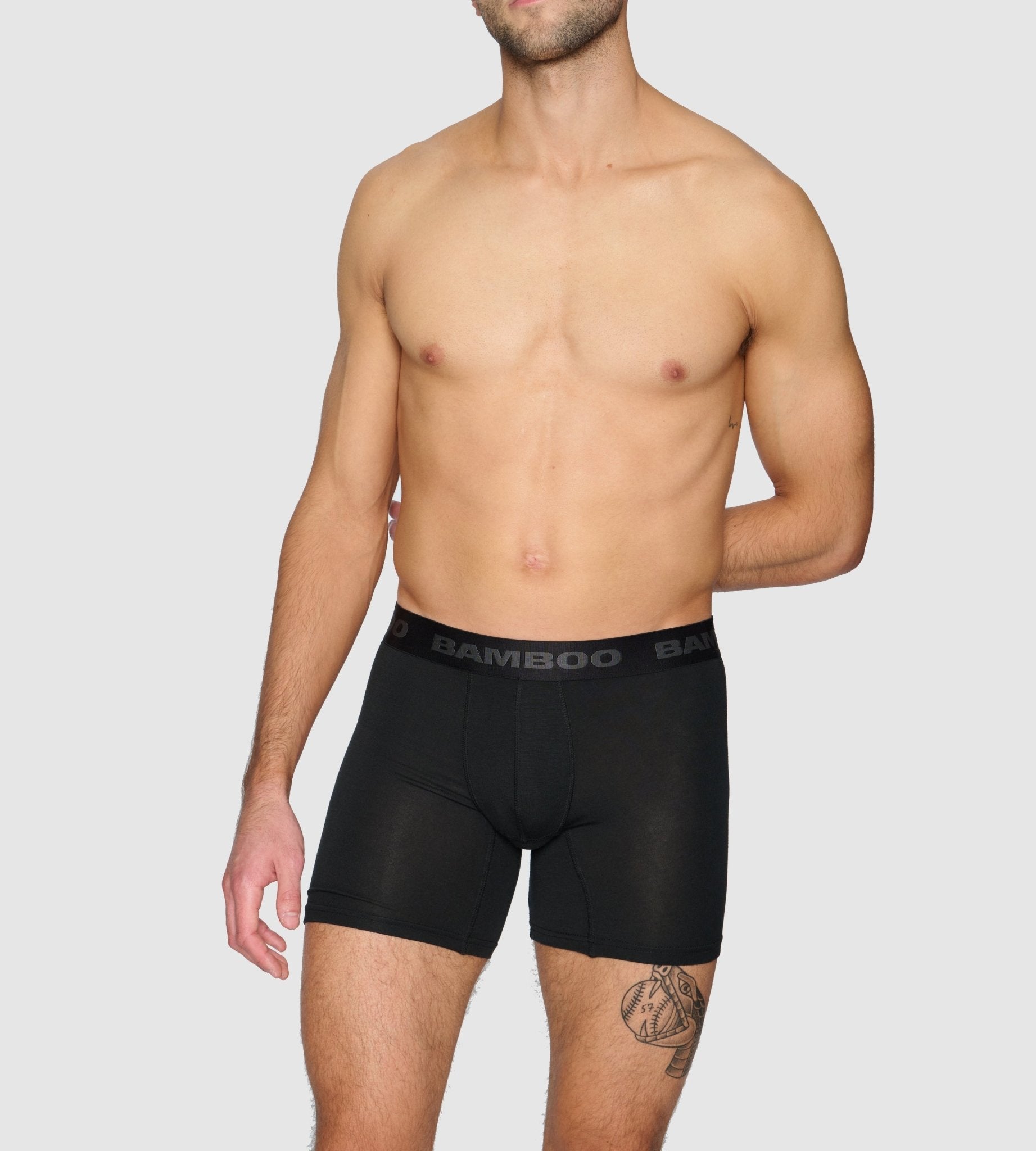 Men Long Boxer 5" - Bamboo Underwear