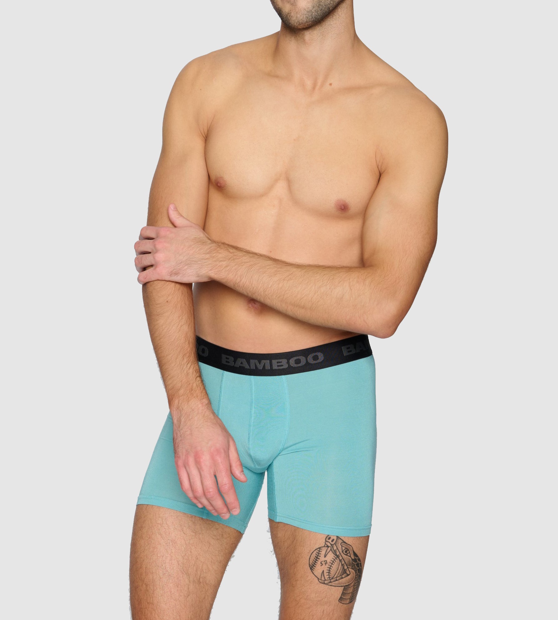 Men Long Boxer 5" - Bamboo Underwear