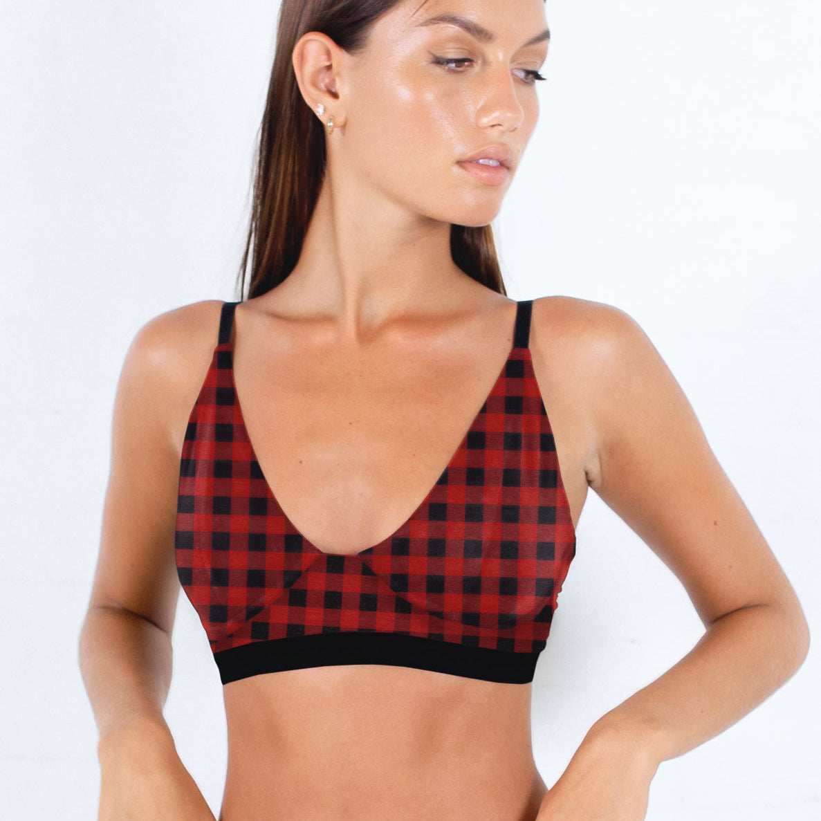 Printed Defined Bralette - Bamboo Underwear