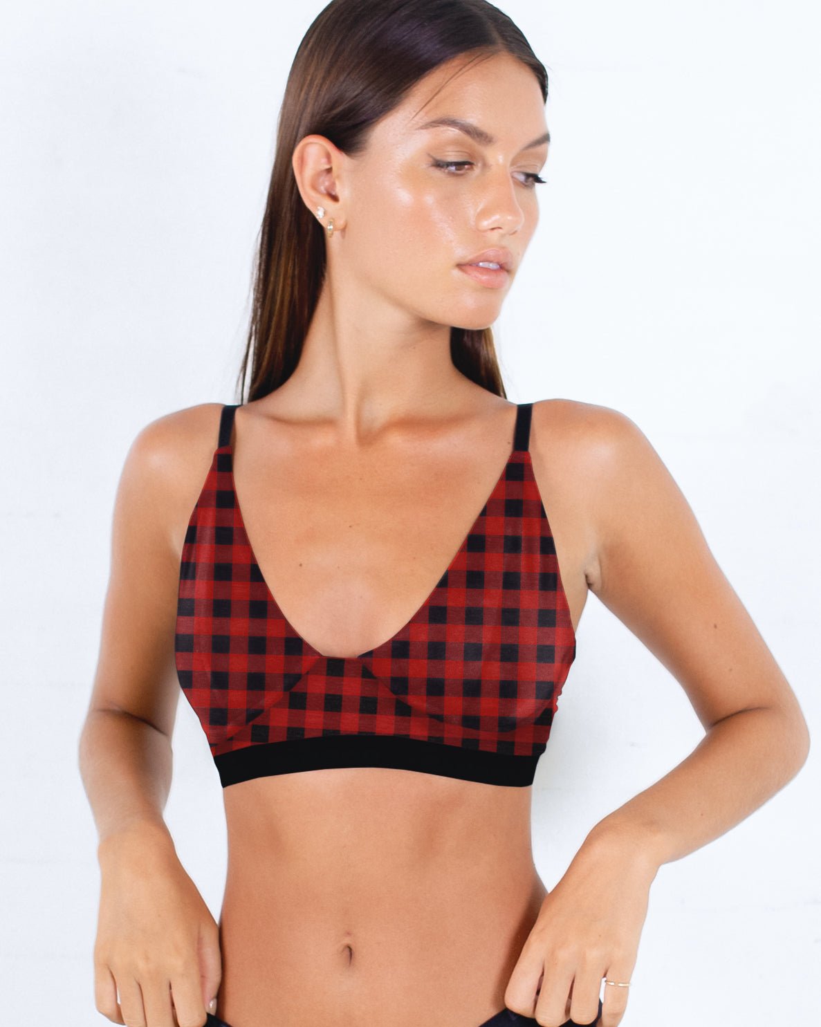 Printed Defined Bralette - Bamboo Underwear