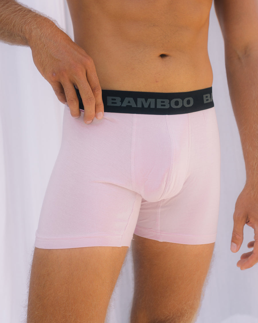 Boxers for Men Boxers Classic Underwear Solid Pink Xxl 1-Pack
