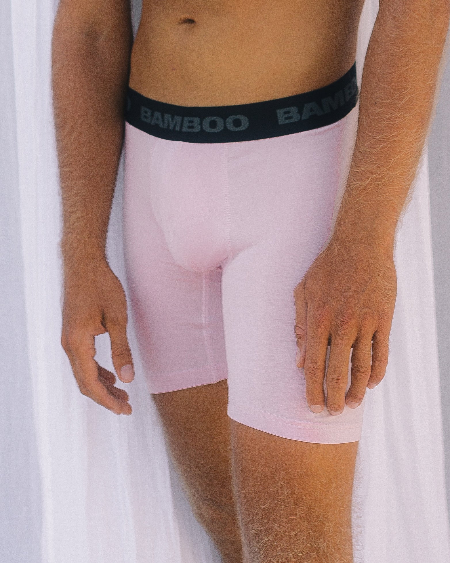Men Long Boxer 5" - Bamboo Underwear